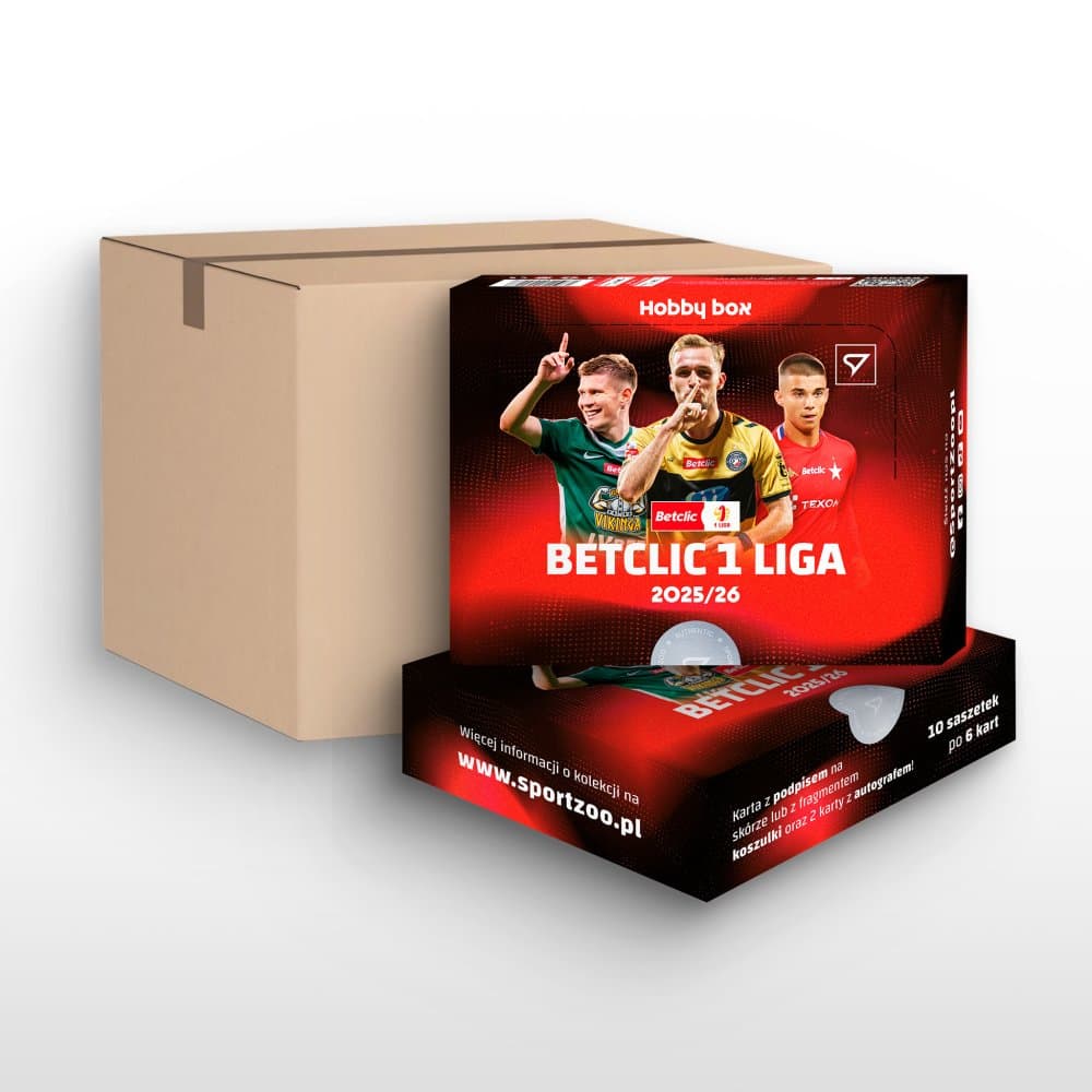 Hobby case - karty piłkarskie SportZoo BetClic 1 Liga 2025/26