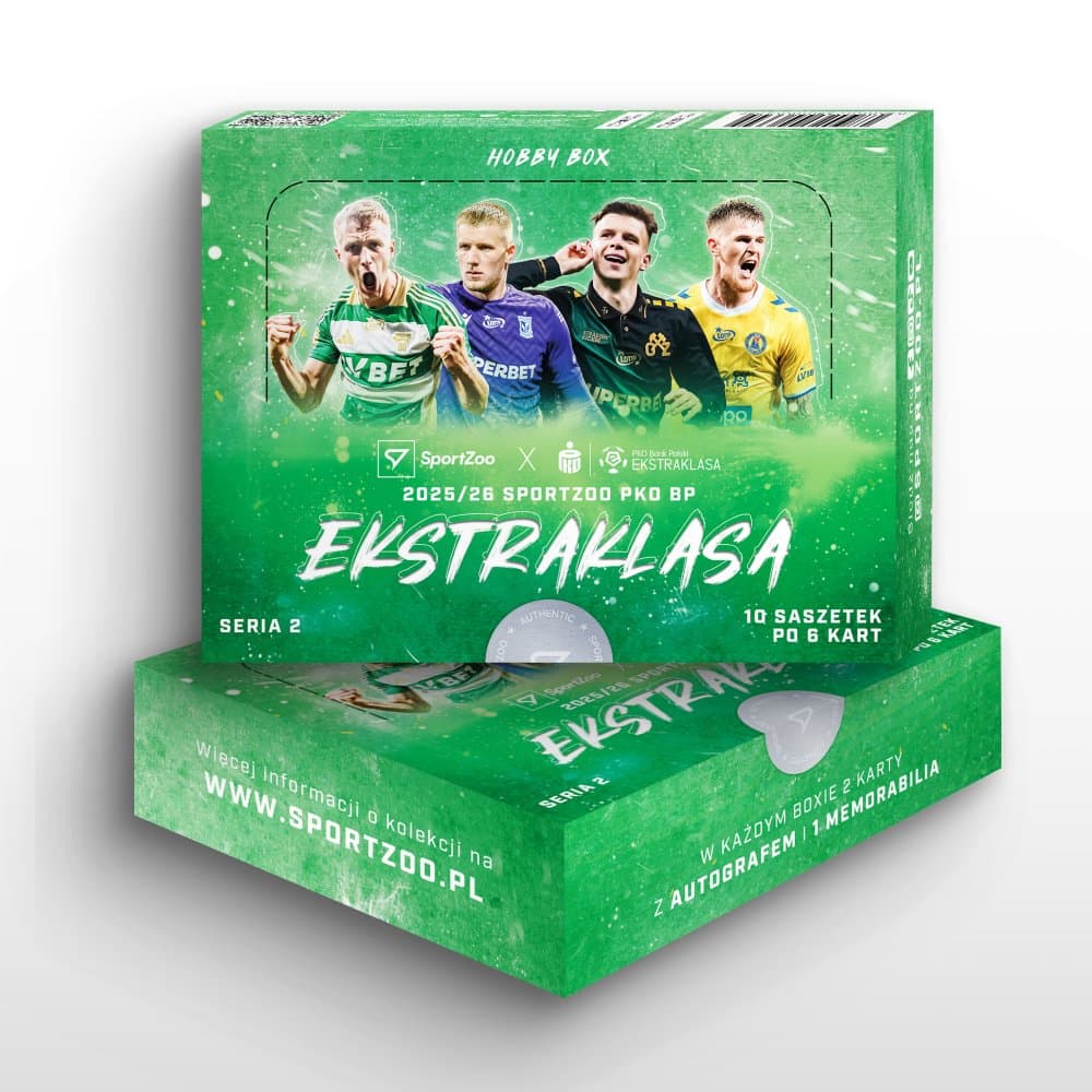 Hobby box - karty piłkarskie SportZoo PKO BP Ekstraklasa 2025/26 – Seria 2
