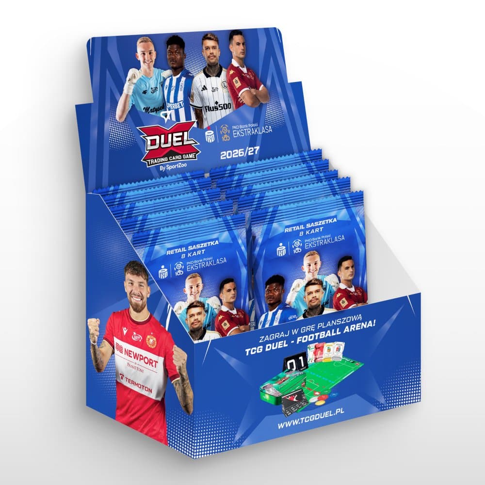 Retail box – karty piłkarskie SportZoo PKO BP Ekstraklasa 2026/27 Duel
